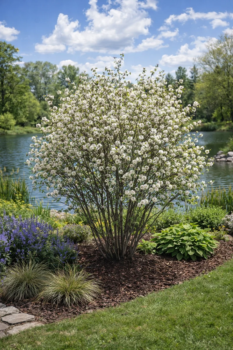 Amélanchier glabre Lustre® ( Amelanchier laevis ‘Rogers’)