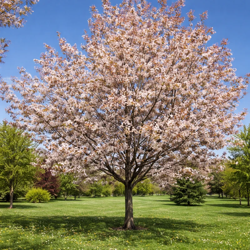 Amélanchier ‘Robin Hill’ ( Amelanchier × grandiflora ‘Robin Hill’)
