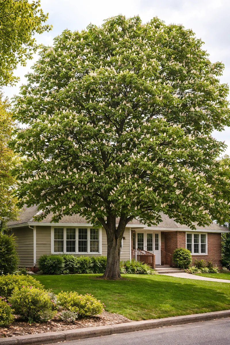 Marronnier d’Inde ‘Baumannii’ ( Aesculus hippocastanum ‘Baumannii’)