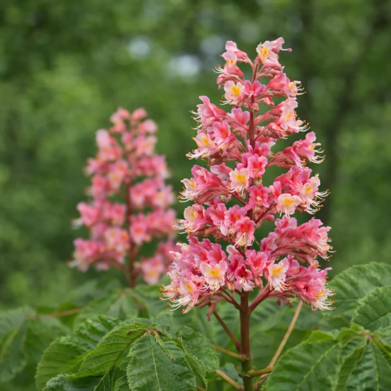 Marronnier rouge ‘Fort McNair’ ( Aesculus × carnea ‘Fort McNair’)