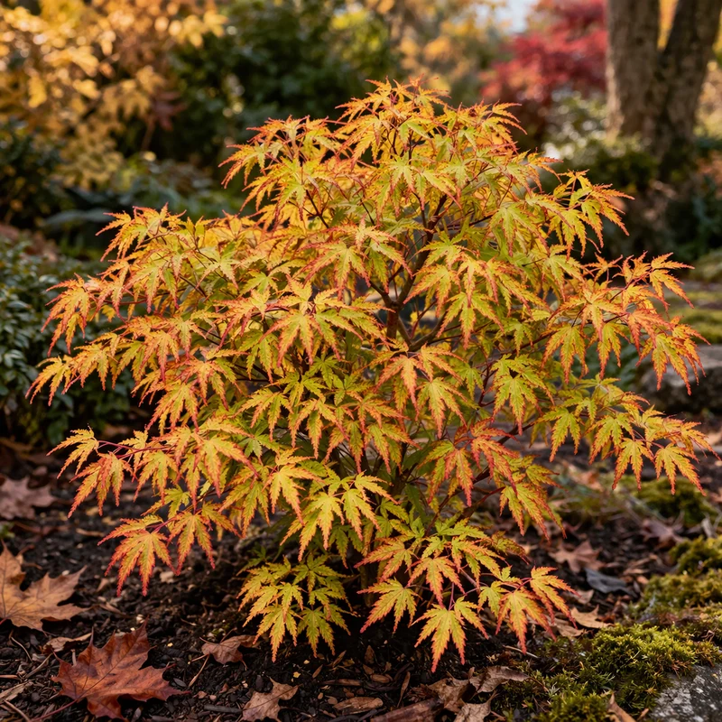 Érable japonais Sharp’s Pygmy ( Acer palmatum ‘Sharp’s Pygmy’)