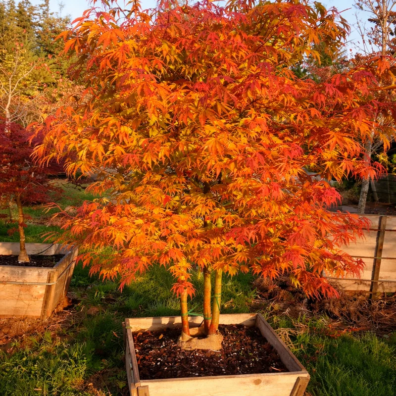 Érable du Japon ‘Orange Flame’ ( Acer palmatum ‘Orange Flame’)