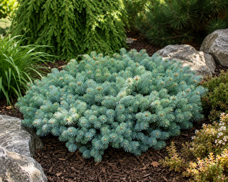Épinette bleue du Colorado ‘St. Mary's Broom’ ( Picea pungens ‘St. Mary's Broom’)