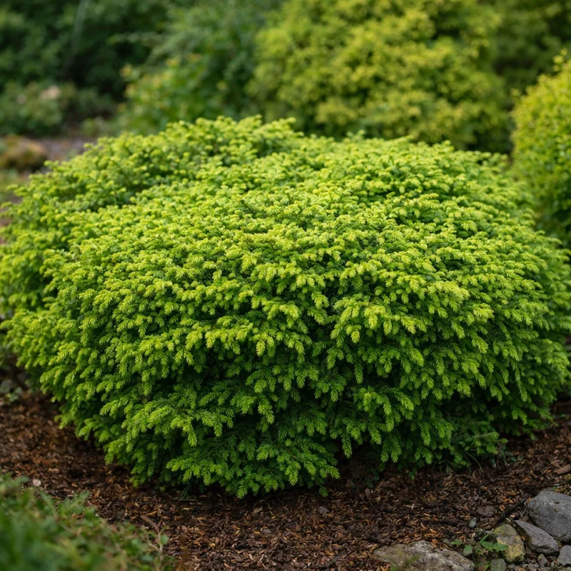 Épinette nid d’oiseau ‘Nidiformis’ ( Picea abies ‘Nidiformis’)
