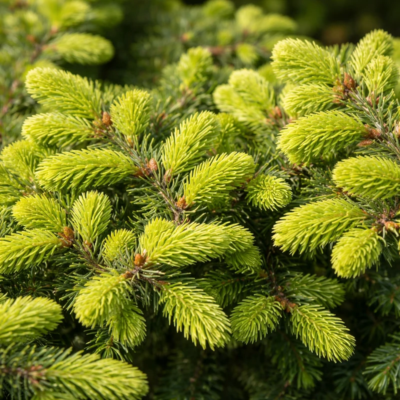 Épinette nid d’oiseau ‘Nidiformis’ ( Picea abies ‘Nidiformis’)