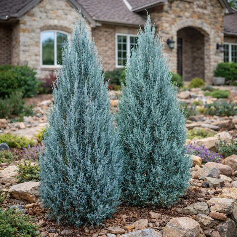 Genévrier de Virginie ‘Blue Arrow’ ( Juniperus virginiana ‘Blue Arrow’)