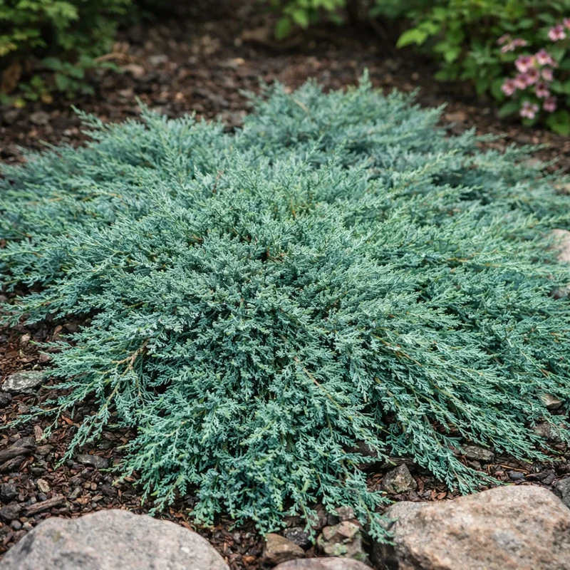 Genévrier rampant ‘Ice Blue’ ( Juniperus horizontalis ‘Ice Blue’)
