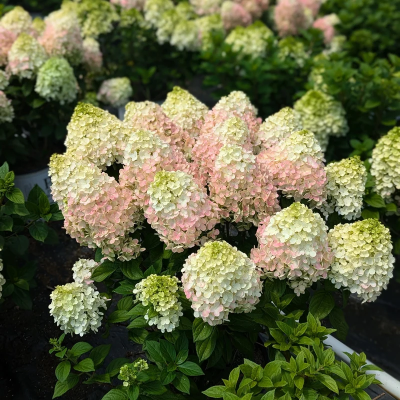 Hortensia paniculé ‘Little Lime Punch’ ( Hydrangea paniculata ‘Little Lime Punch’)