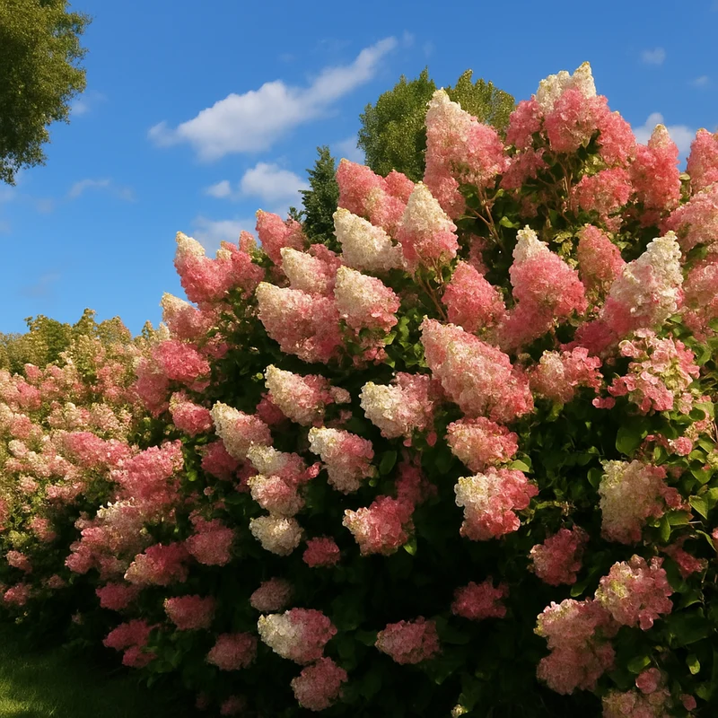 Hortensia paniculé ‘Berry White’ ( Hydrangea paniculata ‘Berry White’)
