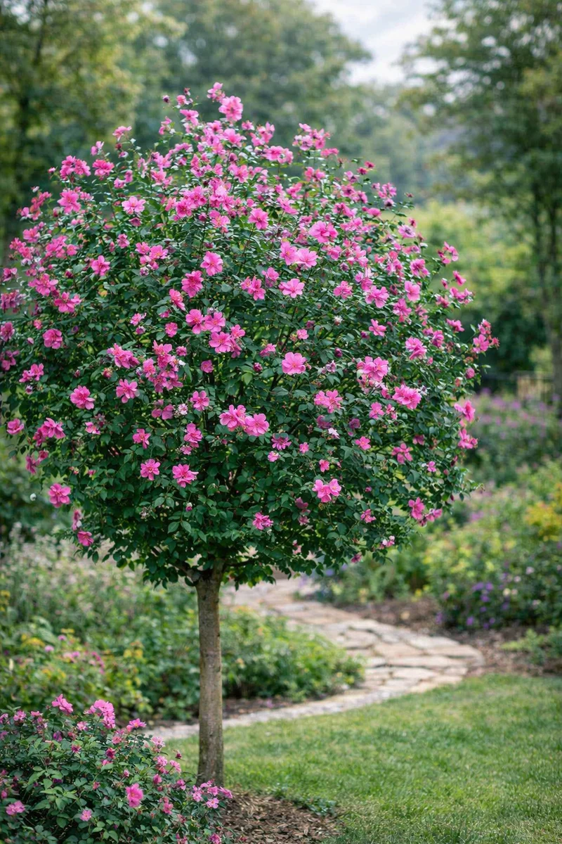 Hibiscus ‘Lucy’ ( Hibiscus syriacus ‘Lucy’)