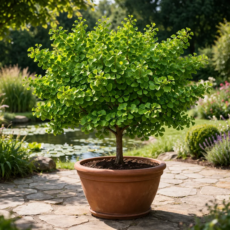 Ginkgo nain ‘Mariken’ ( Ginkgo biloba ‘Mariken’)