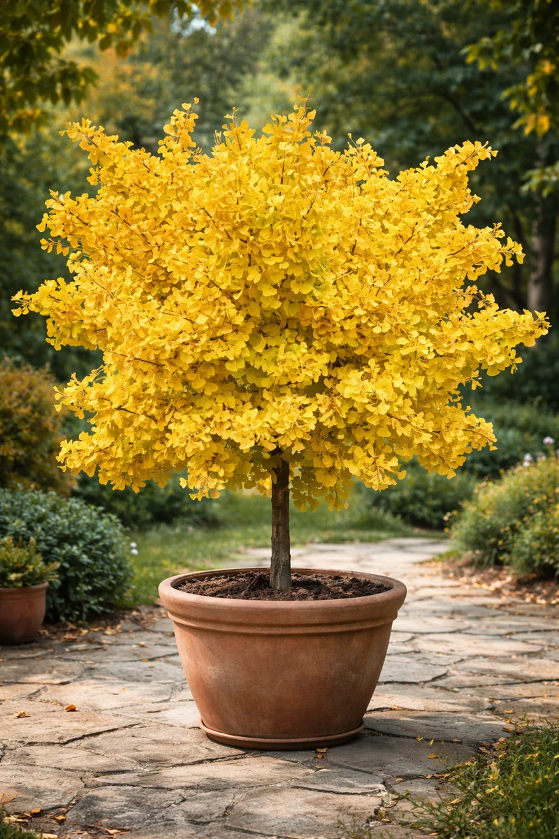 Ginkgo nain ‘Mariken’ ( Ginkgo biloba ‘Mariken’)