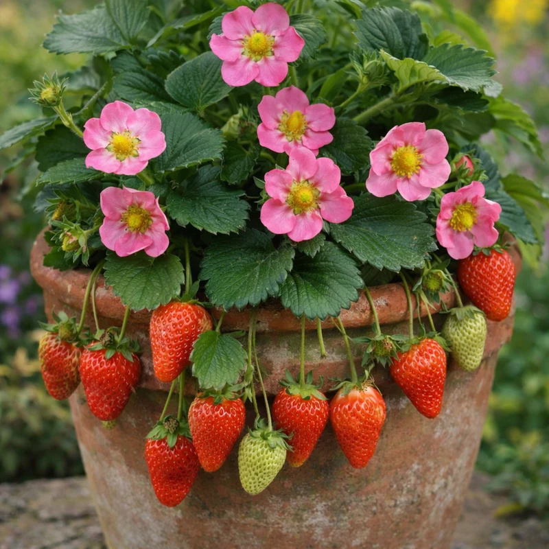 Fraisier ‘Gasana’ ( Fragaria × ananassa ‘Gasana’)