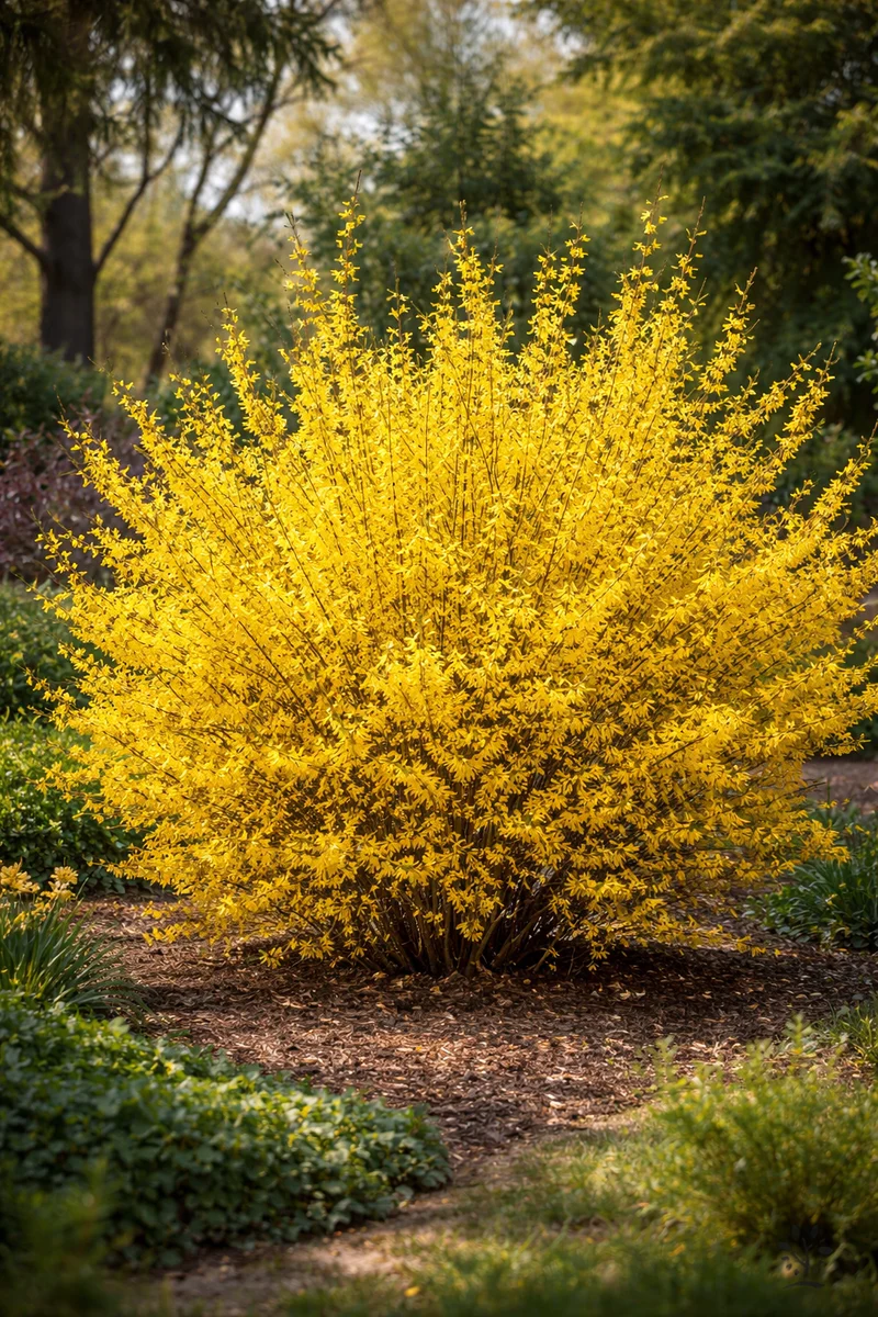 Forsythia ‘Northern Gold’ ( Forsythia ‘Northern Gold’)