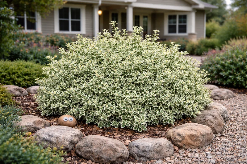 Fusain rampant ‘Emerald Gaiety’ ( Euonymus fortunei ‘Emerald Gaiety’)