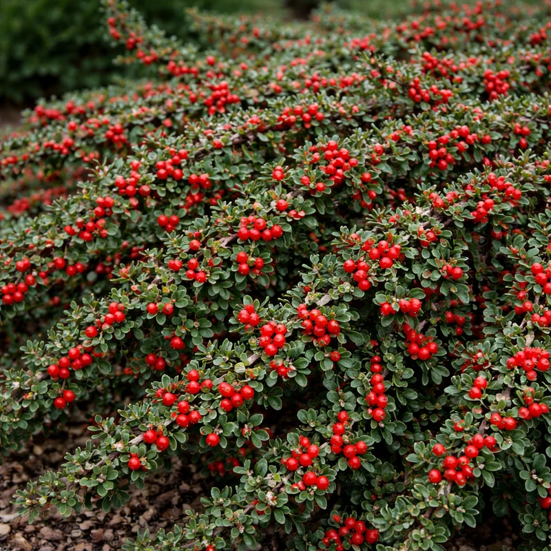 Cotonéaster horizontal ‘Hessei’ ( Cotoneaster horizontalis ‘Hessei’)