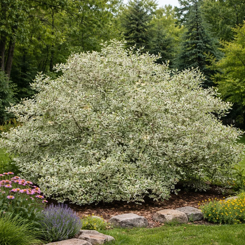 Cornouiller panaché ‘Elegantissima’ ( Cornus alba ‘Elegantissima’)