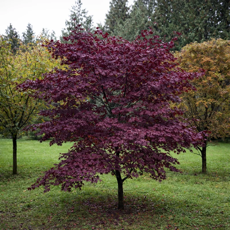 Érable du Japon ‘Fireglow’ ( Acer palmatum ‘Fireglow’)