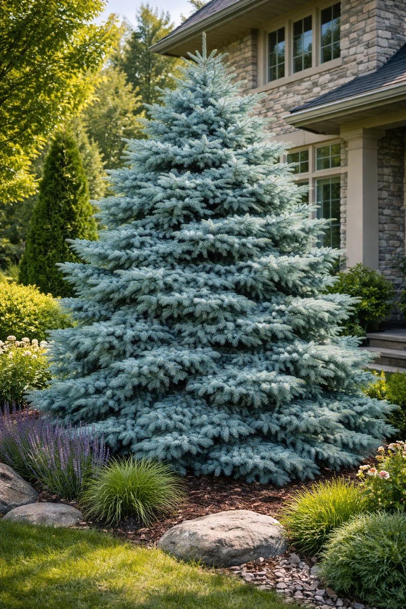 Sapin baumier ‘Tyler Blue’ ( Abies balsamea ‘Tyler Blue’)