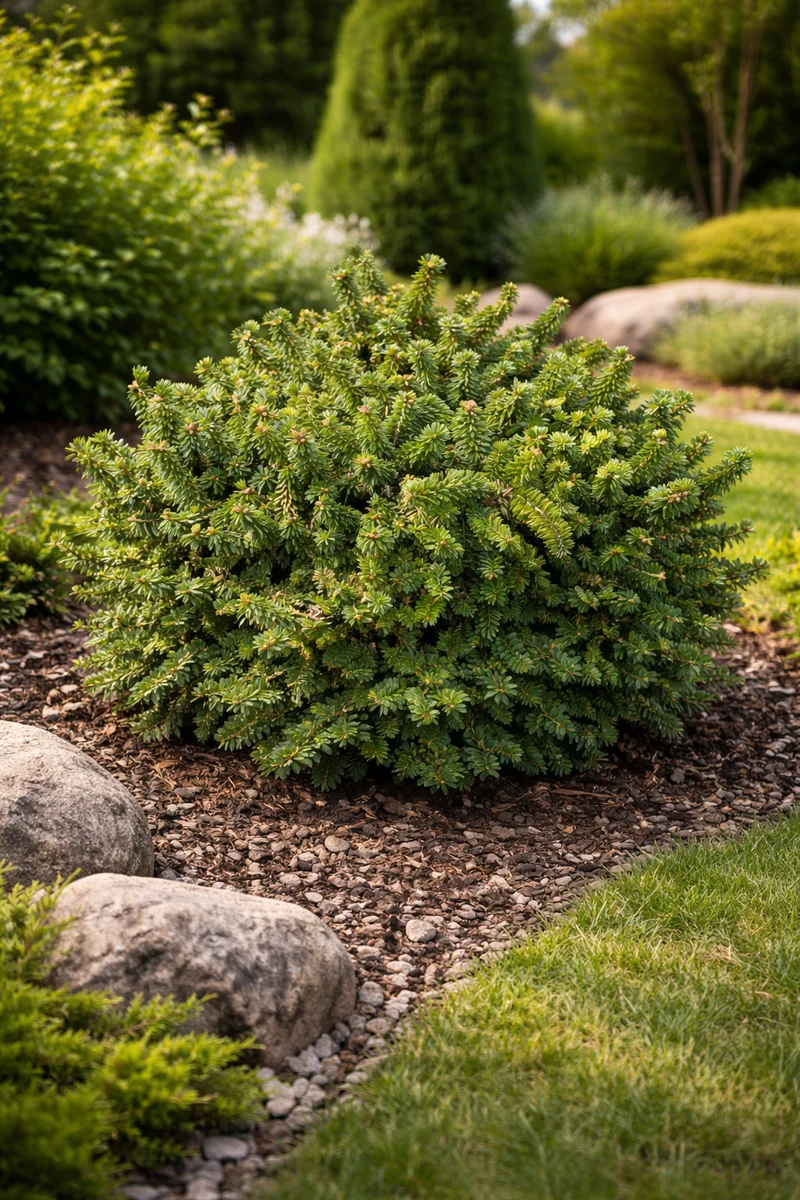 Sapin baumier ‘Piccolo’ ( Abies balsamea ‘Piccolo’)