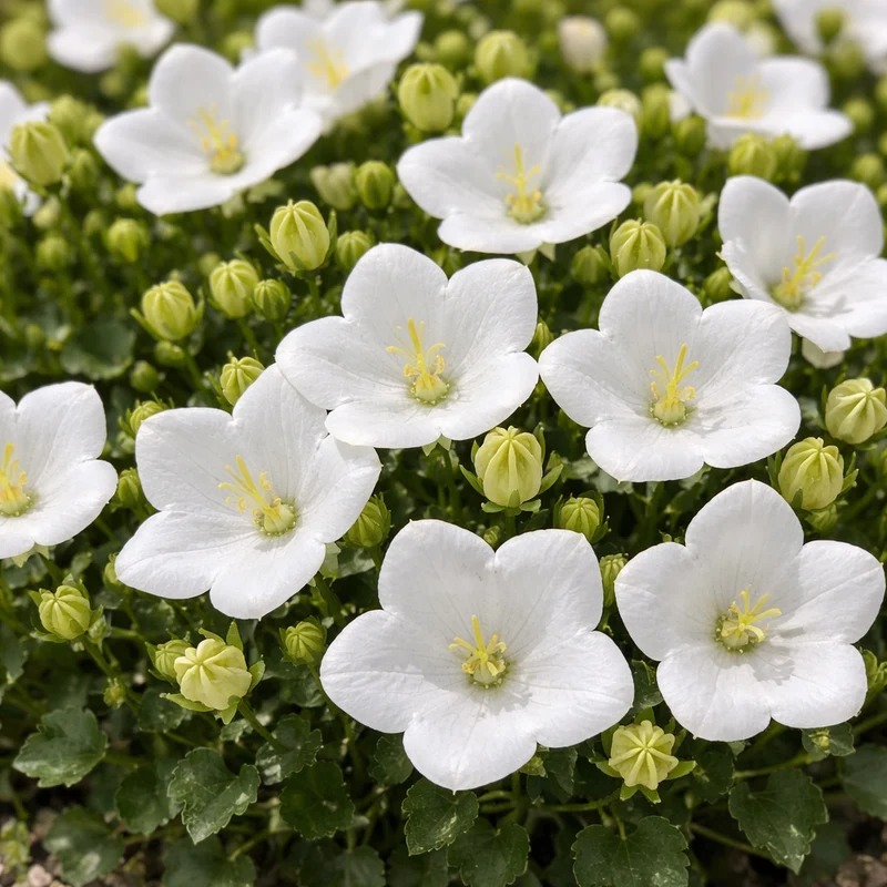 Campanule ‘Rapido White’ (Campanula carpatica 'Rapido White')