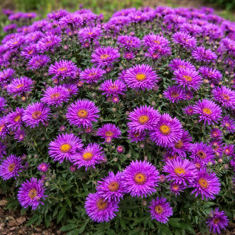 Aster ‘Purple Dome’ (Aster 'Purple Dome')
