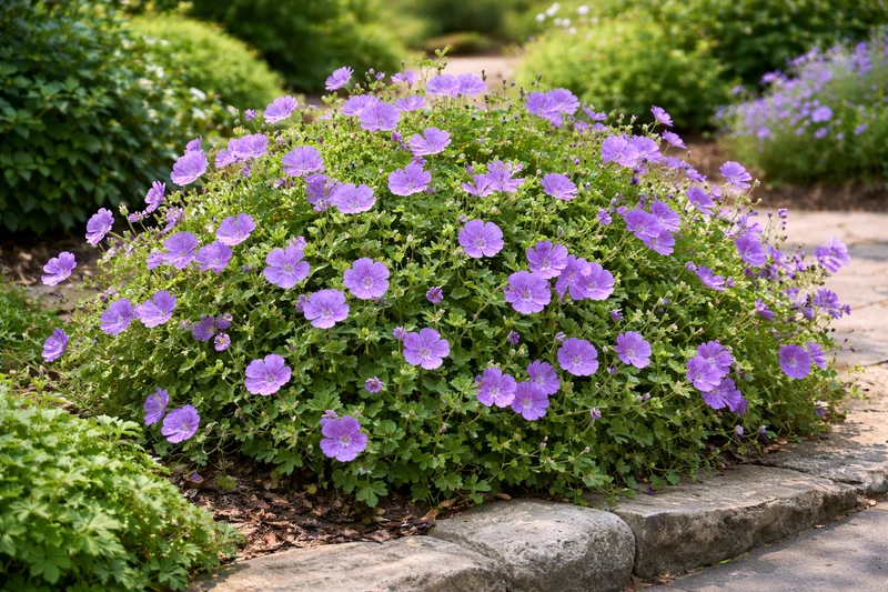 Géranium vivace ‘Rozanne’ (Geranium 'Rozanne')