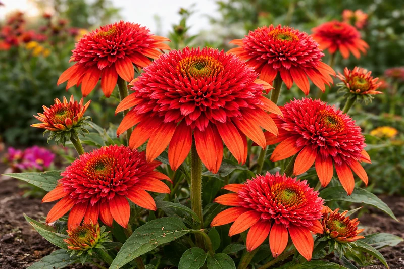 Échinacée ‘Double Scoop Raspberry Deluxe’ (Echinacea Double Scoop™ 'Raspberry Deluxe')