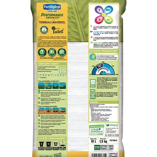 Terreau universel Performance Organics FERTILIGENE
