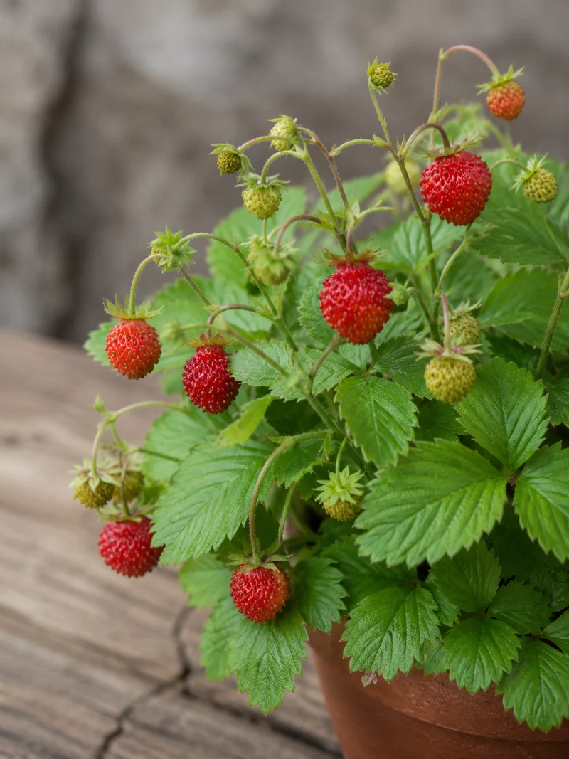 Fraise 'Alpine' bio