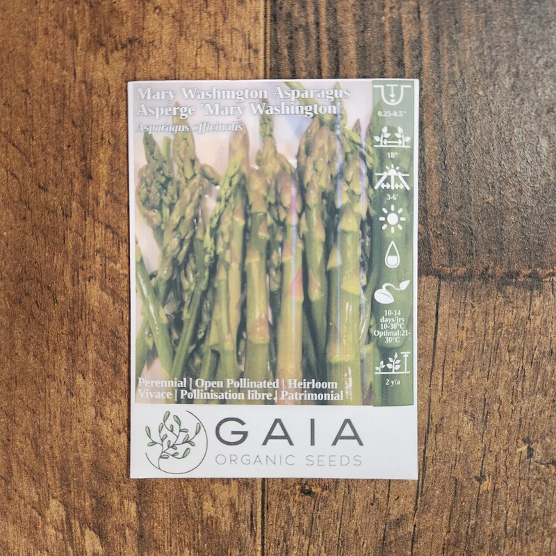 Asperge 'Mary Washington' bio