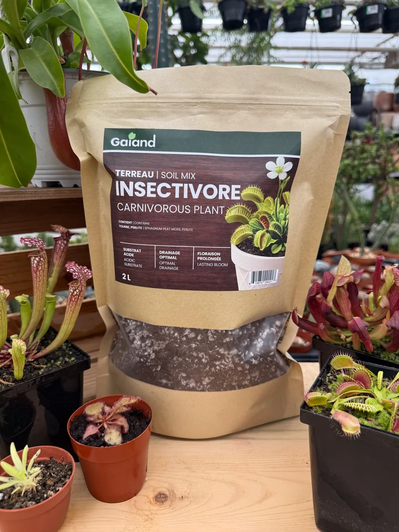 Terreau pour plantes carnivores GAIAND