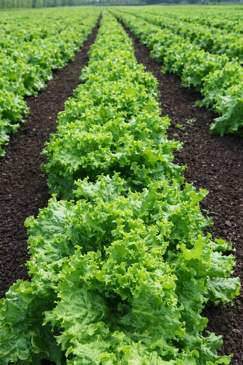Laitue frisée verte ‘Tropicana’ bio ( Lactuca sativa )
