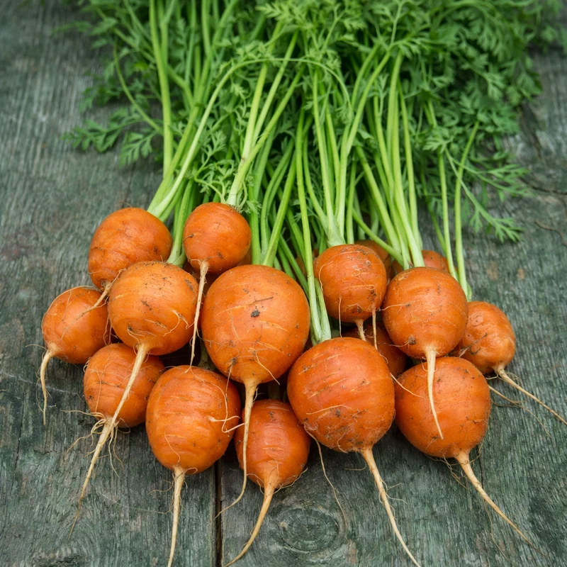 Carotte ‘Parisian’ bio ( Daucus carota subsp. sativus )