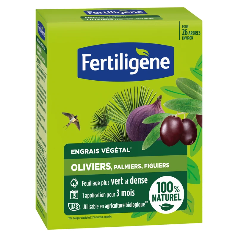 Engrais oliviers, palmiers, figuiers FERTILIGENE