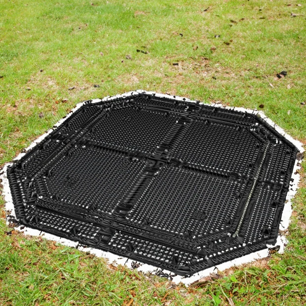 Composteur Thermo-king vert avec grille de fond