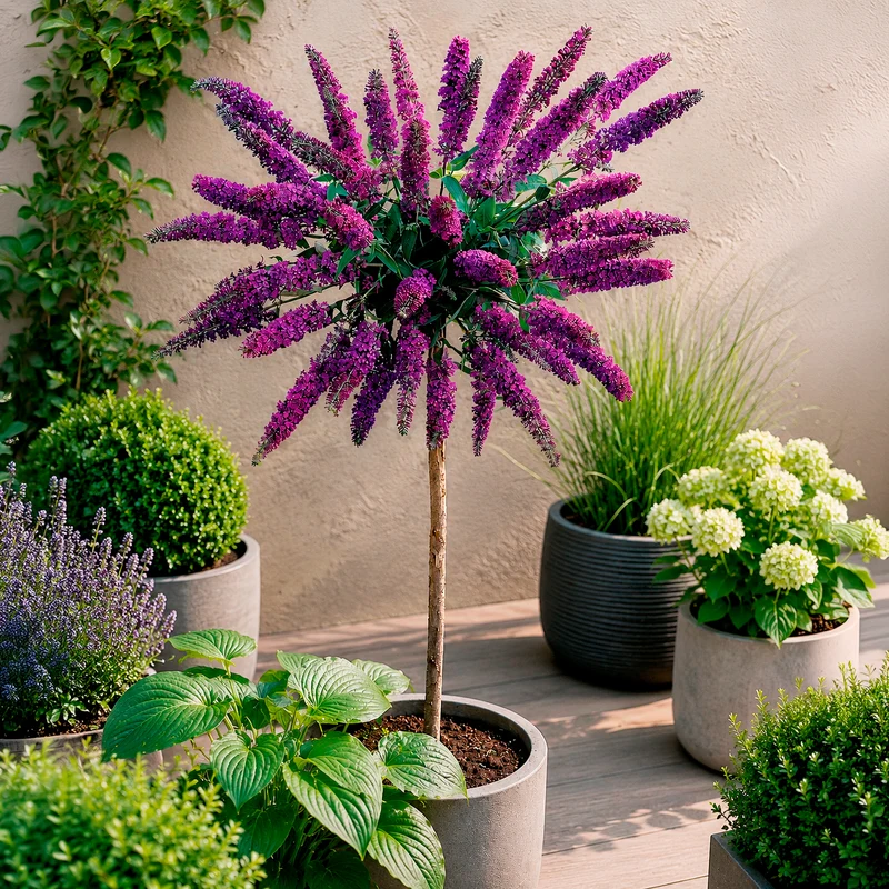 Arbre aux papillons Empire Blue sur tige