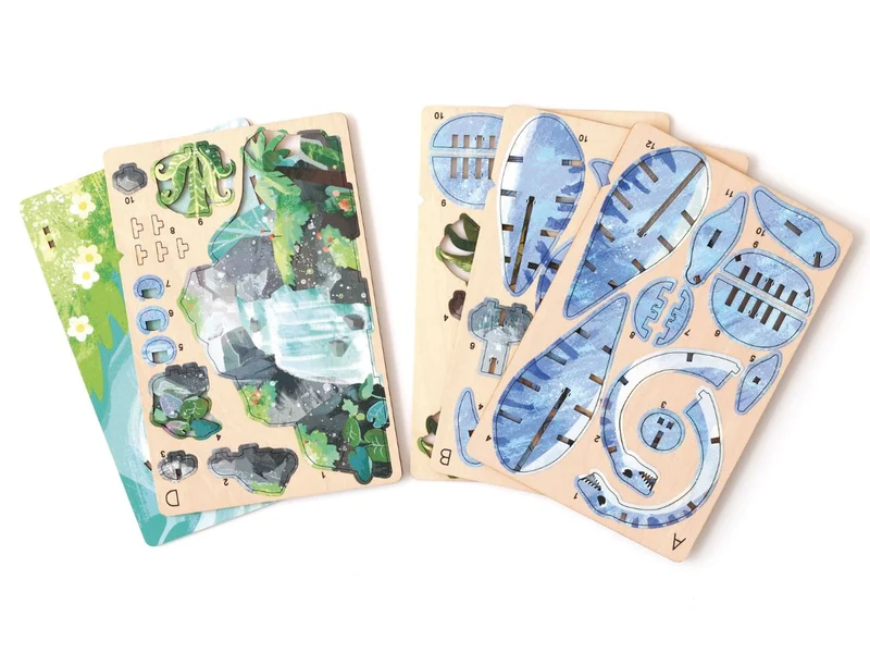 Maquette en bois 3D - Plésiosaure