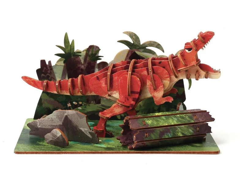 Maquette en bois 3D - T-Rex