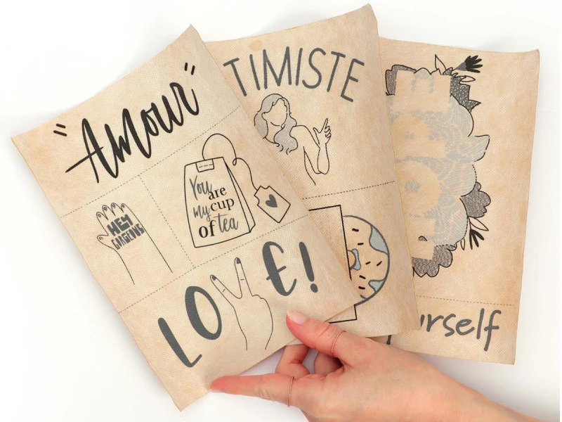 Kit de broderie sur vêtement - Self love