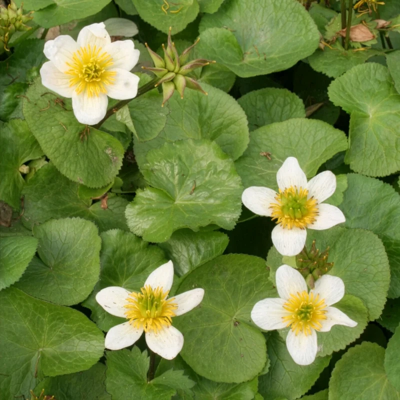 Populage blanc des marais