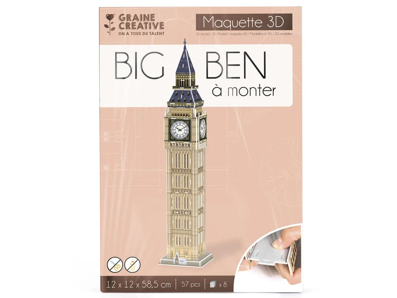 Puzzle maquette - Big Ben - Graine Créative