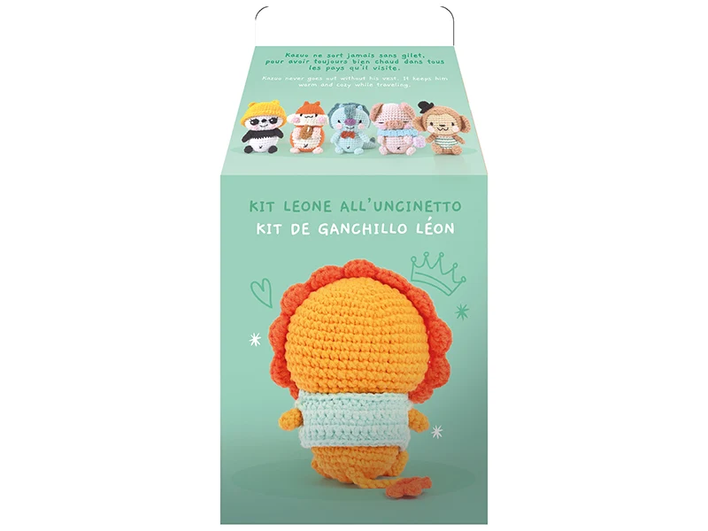 Kit Minigurumi - Kazuo le lion 10 cm - Graine Créative
