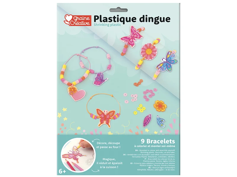 Kit plastique dingue bracelets - créations de bijoux enfants