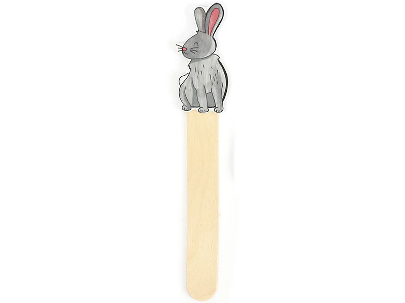 Kit plastique dingue 8 décorations de pâques pour enfants