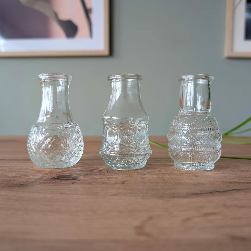 3 Mini-vases vintage