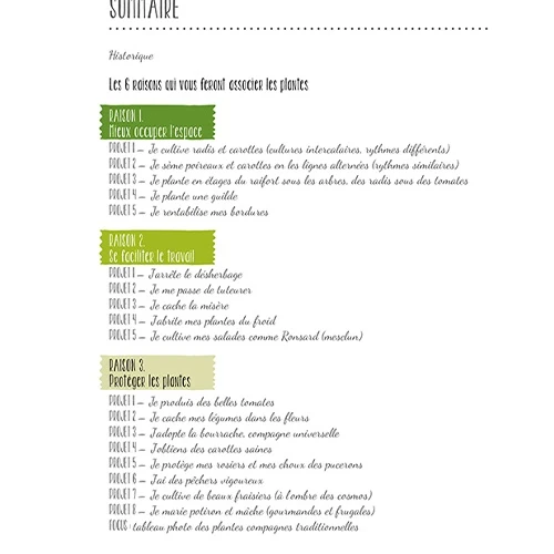 Les plantes compagnes