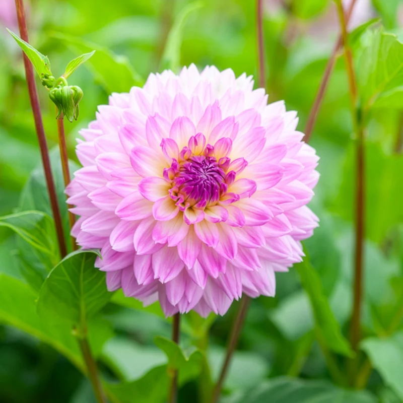 3 Dahlias décoratifs Sakura Fubuki roses