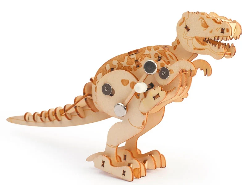 Maquette en bois 3D mécanique T-Rex