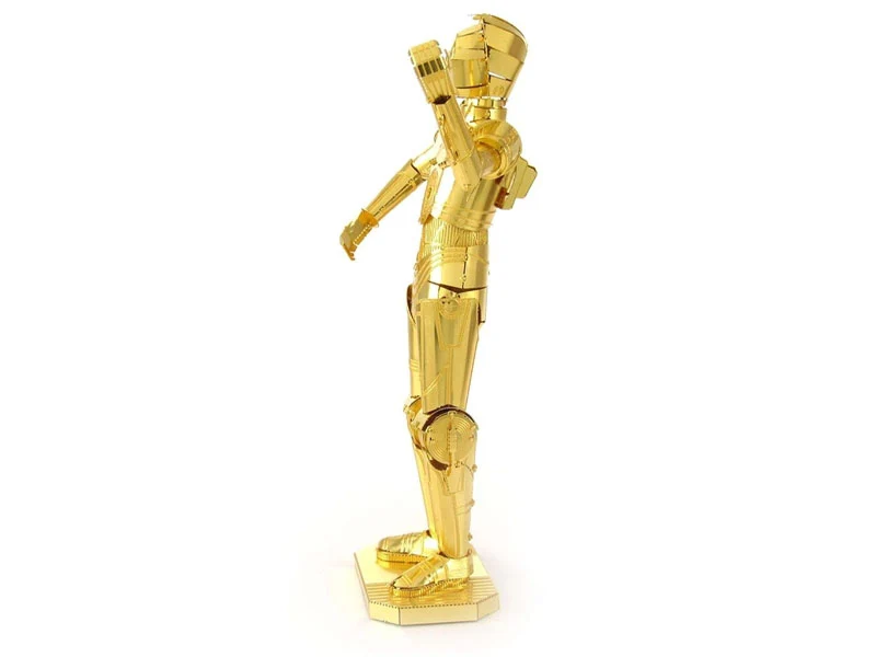 Maquette Star Wars C-3PO en métal doré